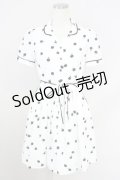MILK / Littleアップルドレス  ホワイト×ブラック T-24-07-11-017-ML-OP-SZ-ZT320