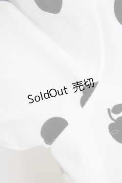 画像4: MILK / Littleアップルドレス  ホワイト×ブラック T-24-07-11-017-ML-OP-SZ-ZT320