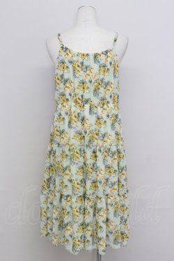 画像2: axes femme / 花柄ワンピース M グリーン T-24-07-12-029-AX-OP-SZ-ZT370