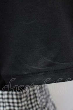 画像3: Fi.n.t /ギンガム切り替えワンピース  黒 T-24-07-23-012-CA-OP-AS-ZT251