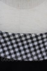 画像4: Fi.n.t /ギンガム切り替えワンピース  黒 T-24-07-23-012-CA-OP-AS-ZT251 (4)