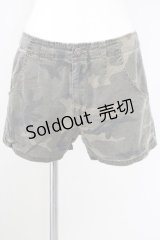 Candy Stripper / カモフラショートパンツ  グリーン T-24-08-02-025-PU-CO-AS-ZT337