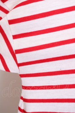 画像5: Rydia /ボーダー変形ワンピ  赤x白 T-24-08-02-006-PU-OP-SZ-ZT337