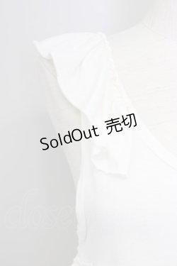 画像4: Candy Stripper / フリルタンクトップ  白 T-24-08-09-004-PU-TO-SZ-ZT316