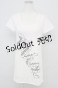 Candy Stripper / アイスクリームプリントTシャツ  ピンク T-24-08-09-006-PU-TO-SZ-ZT316