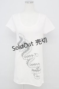 Candy Stripper / アイスクリームプリントTシャツ  ピンク T-24-08-09-006-PU-TO-SZ-ZT316