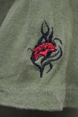 画像3: ALGONQUINS / 袖刺繍入トップス  カーキ T-24-08-09-013-AL-TO-SZ-ZT316