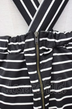 画像4: axes femme / スカート  黒xオフ T-24-08-14-028-AX-SK-AS-ZT229