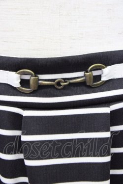 画像6: axes femme / スカート  黒xオフ T-24-08-14-028-AX-SK-AS-ZT229