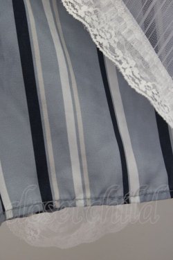 画像4: axes femme / チュールレイヤードスカート  サックスx白 T-24-08-14-005-AX-SK-AS-ZT082