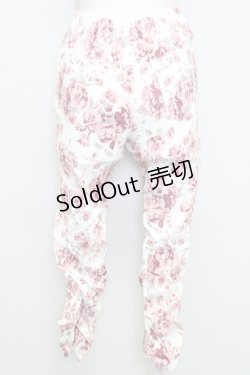 画像2: axes femme / パンツ  白ｘピンク T-24-08-19-019-AX-PA-AS-ZT362