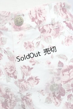 画像4: axes femme / パンツ  白ｘピンク T-24-08-19-019-AX-PA-AS-ZT362