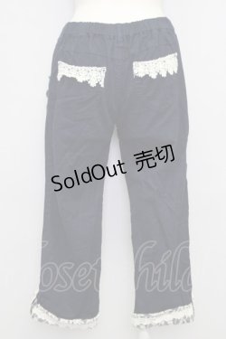 画像2: axes femme / パンツ  紺 T-24-08-19-028-AX-PA-AS-ZT359