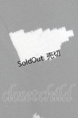 画像3: HANGRY&ANGRY / ANGRYフェイスニットワンピース  黒x白 T-24-08-20-004-HN-OP-AS-ZT175