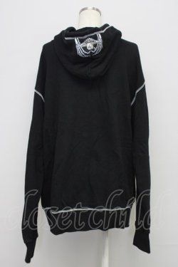 画像2: HELL CAT PUNKS / パッチ付プルパーカー  黒 T-24-08-20-005-PU-TO-AS-ZT176