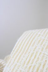 画像6: 【SALE】axes femme / レース使いストライプシャツ  イエロー T-24-09-04-003-AX-BL-AS-ZT106 (6)