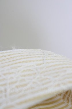 画像7: axes femme / レース使いストライプシャツ  イエロー T-24-09-04-003-AX-BL-AS-ZT106