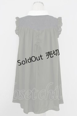 画像2: axes femme / ノースリーブブラウス  カーキ T-24-09-04-007-AX-BL-AS-ZT106