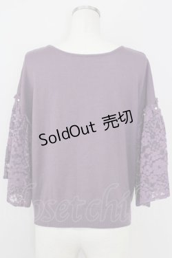 画像2: axes femme / トップス  パープル T-24-09-04-008-AX-TO-AS-ZI