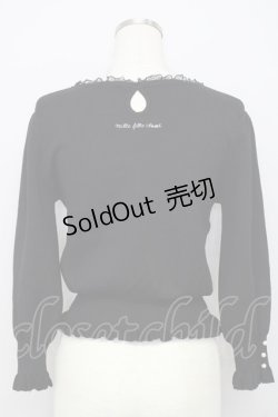 画像2: mille fille closet by LODISPOTTO / 七分袖ニット M 黒 T-24-09-18-022-LO-TO-SZ-ZT369