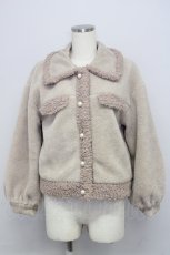 画像1: 【SALE】titty&Co. / ボアジャケット F ベージュ T-24-09-18-004-LO-JA-SZ-ZT356 (1)