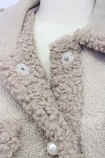 画像4: 【SALE】titty&Co. / ボアジャケット F ベージュ T-24-09-18-004-LO-JA-SZ-ZT356 (4)