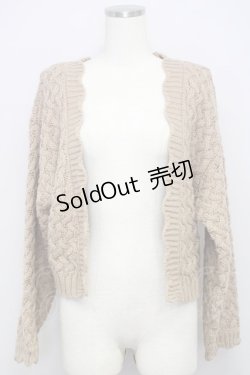 画像1: F i.n.t / パイ編みローゲージニットカーディガン F 茶 T-24-09-18-013-CA-TO-SZ-ZT369