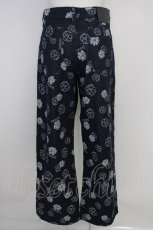 画像2: 【SALE】INGEBORG / カメリアジャカードデニムワイドパンツ 4(11号) 紺 T-24-10-18-017-LO-PA-HD-ZT243 (2)