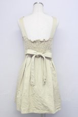 画像2: 【SALE】F i.n.t / トレンチ風ジャンパースカート  ライトベージュ T-24-10-31-023-CA-OP-HD-ZT279 (2)