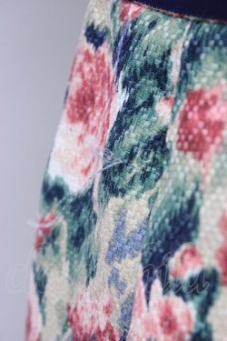 画像5: an another angelus / フラワーノースリーブワンピース  ピンクXグリーン T-24-10-31-035-CA-OP-HD-ZT107