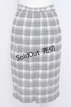 画像2: an another angelus / チェックタイトスカート  黒X白チェック T-24-10-31-037-CA-SK-HD-ZT107