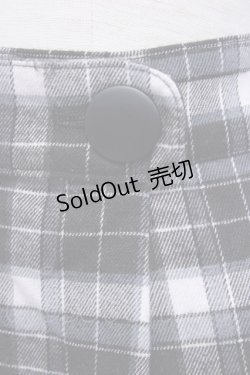 画像3: an another angelus / チェックタイトスカート  黒X白チェック T-24-10-31-037-CA-SK-HD-ZT107