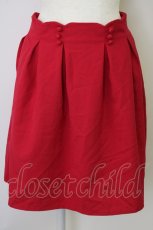 画像1: 【SALE】Fi.n.t / ウエストスカラップミニスカート  赤 T-24-11-03-023-CA-SK-HD-ZT163 (1)