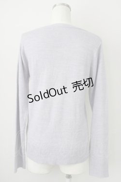 画像2: 【SALE】Fi.n.t / リボンデザインニットトップス  ラベンダー T-24-11-03-001-CA-TO-HD-ZT167