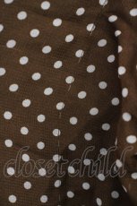 画像5: 【SALE】F i.n.t / ドットワンピース  ブラウン T-24-11-03-039-CA-OP-HD-ZT140 (5)