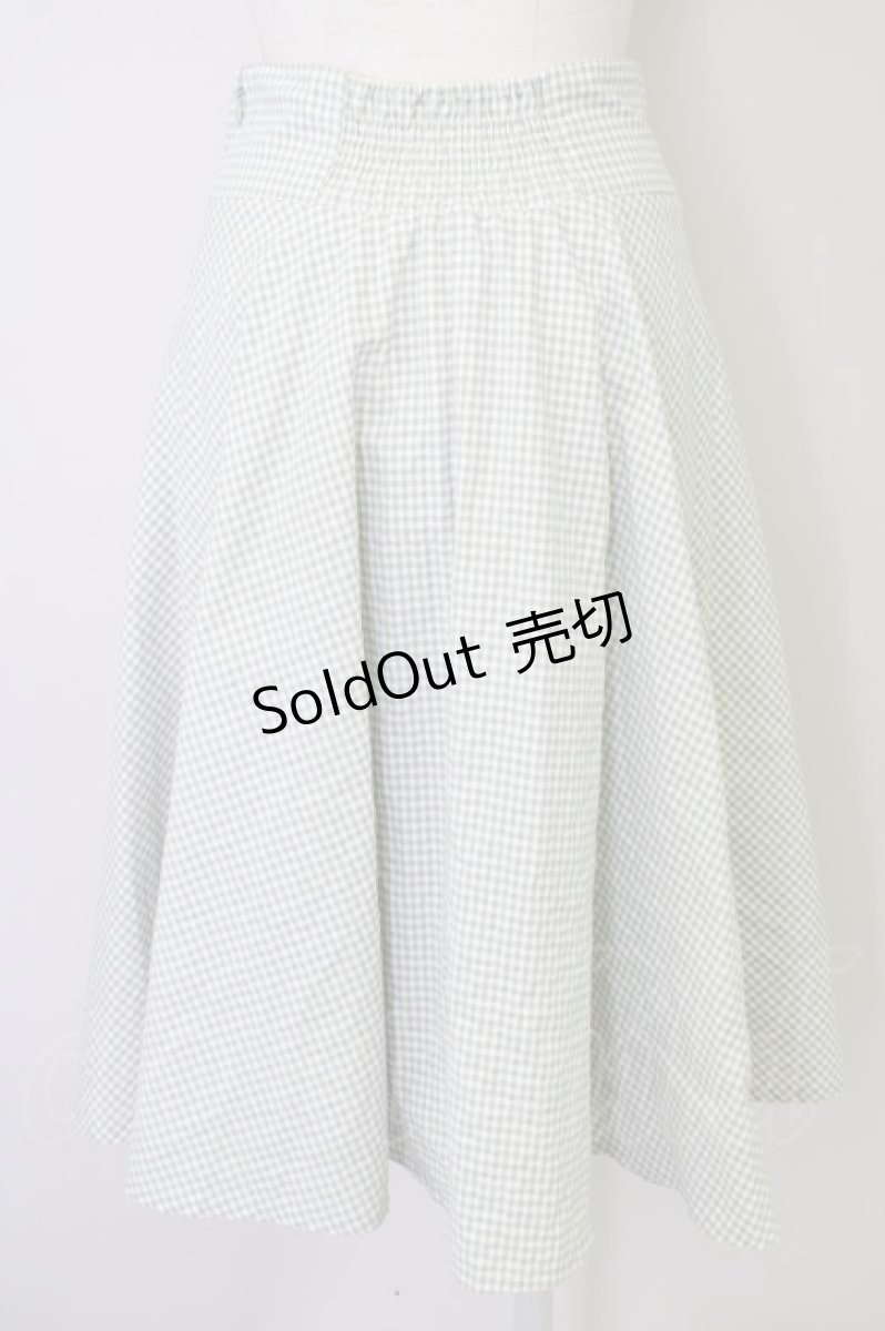 画像2: 【SALE】an another angelus / ギンガムチェックスカート  グリーンＸ白チェック T-24-11-03-018-CA-SK-HD-ZT163 (2)