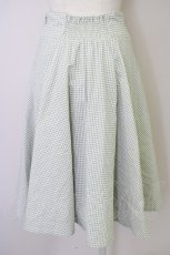 画像2: 【SALE】an another angelus / ギンガムチェックスカート  グリーンＸ白チェック T-24-11-03-018-CA-SK-HD-ZT163 (2)