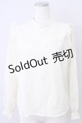 【SALE】an another angelus / ヨークチュールレースプルオーバーブラウス  アイボリー T-24-11-07-038-CA-BL-HD-ZT144