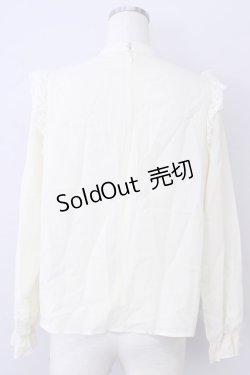 画像2: 【SALE】an another angelus / ヨークチュールレースプルオーバーブラウス  アイボリー T-24-11-07-038-CA-BL-HD-ZT144