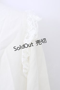 画像3: 【SALE】an another angelus / ヨークチュールレースプルオーバーブラウス  アイボリー T-24-11-07-038-CA-BL-HD-ZT144