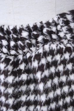 画像3: an another angelus / 千鳥柄ラップ風デザインスカート  ブラウンX白チェック T-24-11-07-056-CA-SK-HD-ZT143