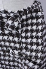 画像4: 【SALE】an another angelus / 千鳥柄ラップ風デザインスカート  ブラウンＸ白チェック T-24-11-07-056-CA-SK-HD-ZT143 (4)