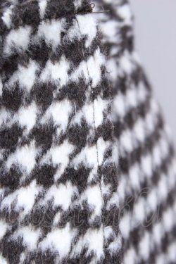 画像5: an another angelus / 千鳥柄ラップ風デザインスカート  ブラウンX白チェック T-24-11-07-056-CA-SK-HD-ZT143