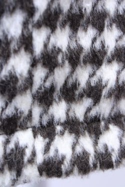 画像7: an another angelus / 千鳥柄ラップ風デザインスカート  ブラウンX白チェック T-24-11-07-056-CA-SK-HD-ZT143