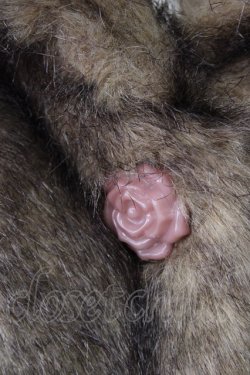 画像5: an another angelus / ローズボタンフェイクファーコート  ブラウン T-24-11-07-059-CA-CO-HD-ZT-C052