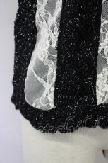 画像4: 【SALE】axes femme /  ニットベスト  黒 T-24-11-10-001-AX-TO-AS-ZT156 (4)