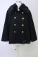 画像1: Jane Marple / coat ソフトメルトンのロイヤルケープコート  黒 T-24-11-13-002-JM-CO-UT-ZTC060 (1)