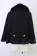 画像2: Jane Marple / coat ソフトメルトンのロイヤルケープコート  黒 T-24-11-13-002-JM-CO-UT-ZTC060 (2)