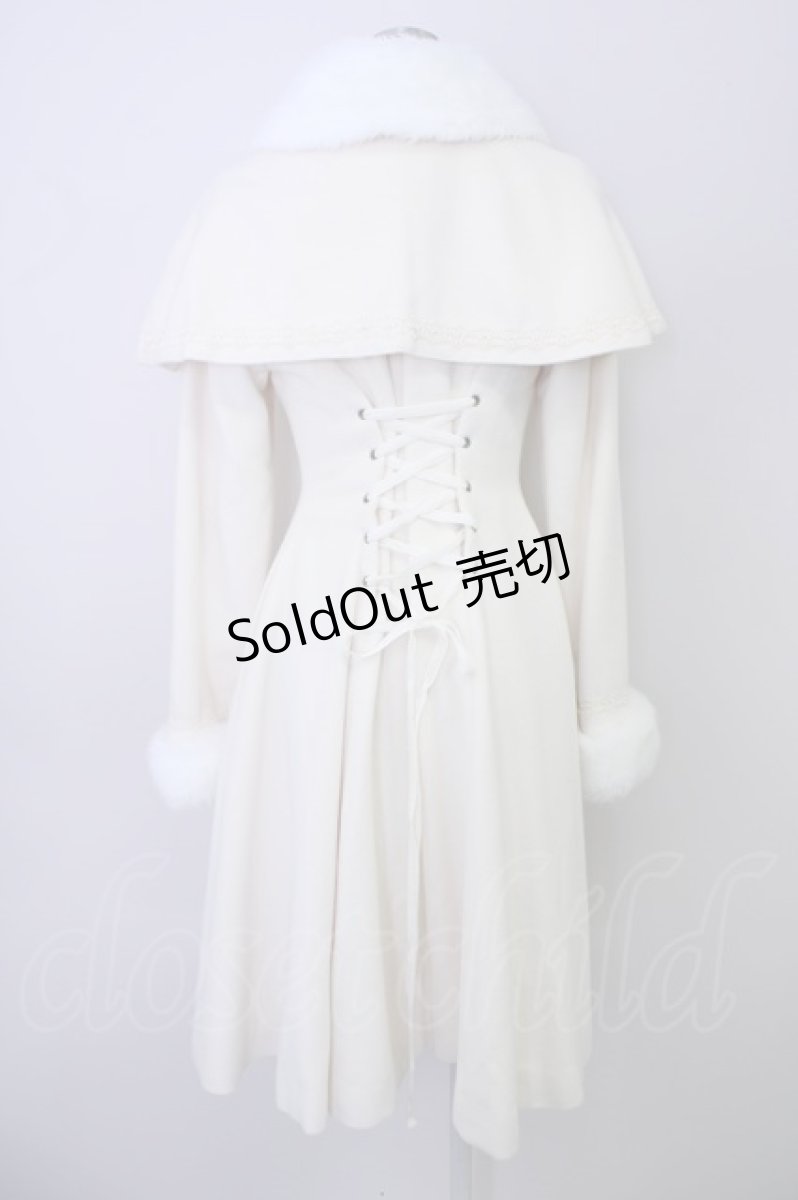 画像2: Mary Magdalene / COAT ケープ付きミディコート  オフ T-24-11-13-016-CL-CO-UT-ZT (2)