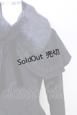 画像5: Mary Magdalene / COAT ケープ付きミディコート  黒 T-24-11-13-004-CL-CO-AS-ZT